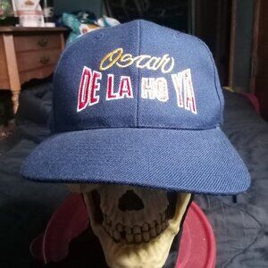 Deadstock Vintage 90s Oscar De La Hoya Snap Hat Cap